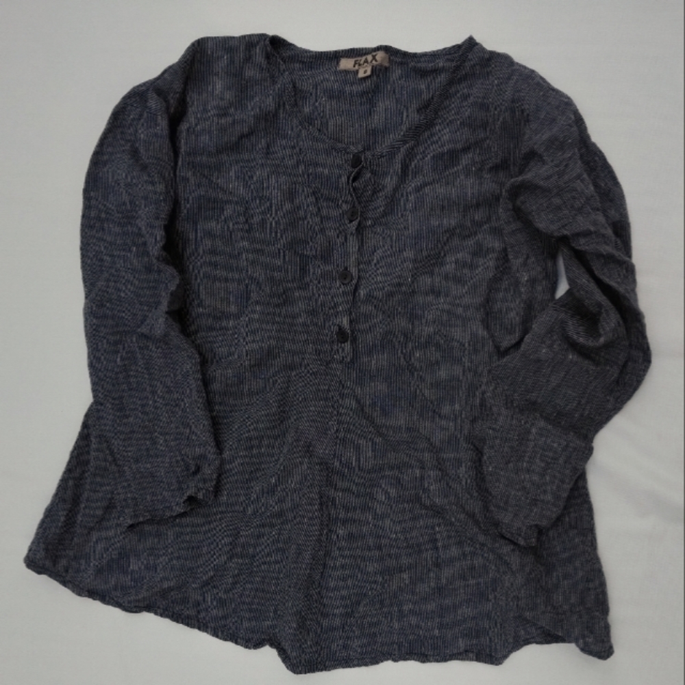 100% Linen long sleeve shirt